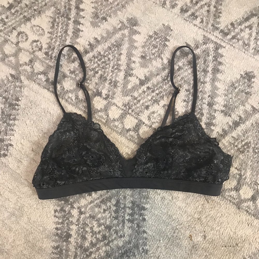 NWOT Savage X Fenty Bling Floral Lace Bralette - Picture 2 of 4